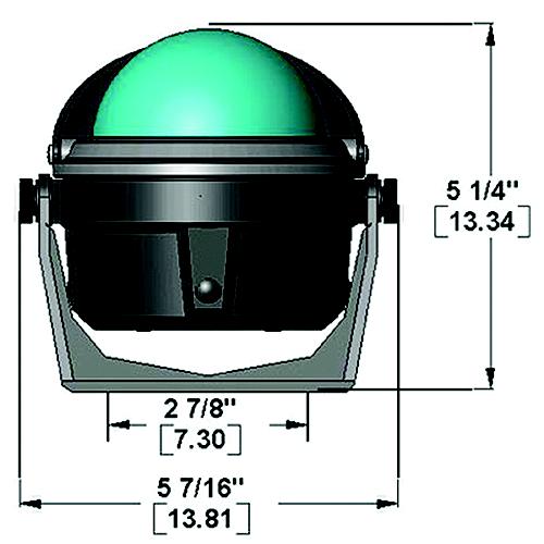Voyager Compass-Bracket Mount, Combi Dial, Black - B-81 - 128-B81F1